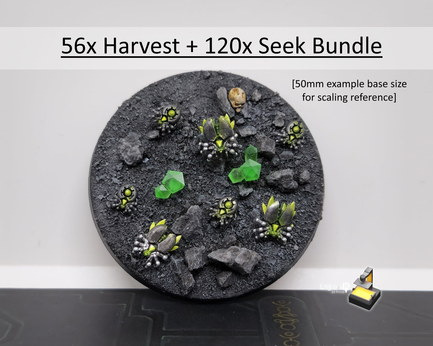 56x Necrotekh Scarab Harvesters Pack - for Wargaming Model Bits