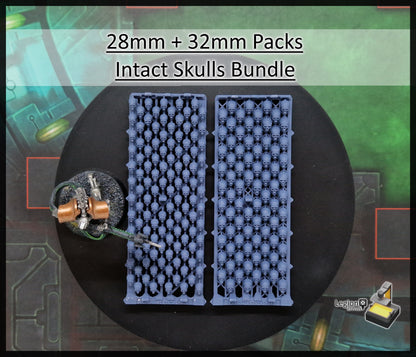 238x Skulls Pack - for Basing 28mm Miniature Scatter Scenery Wargaming Model Bits AoS 30k