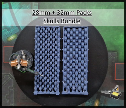 238x Skulls Pack - for Basing 28mm Miniature Scatter Scenery Wargaming Model Bits AoS 30k