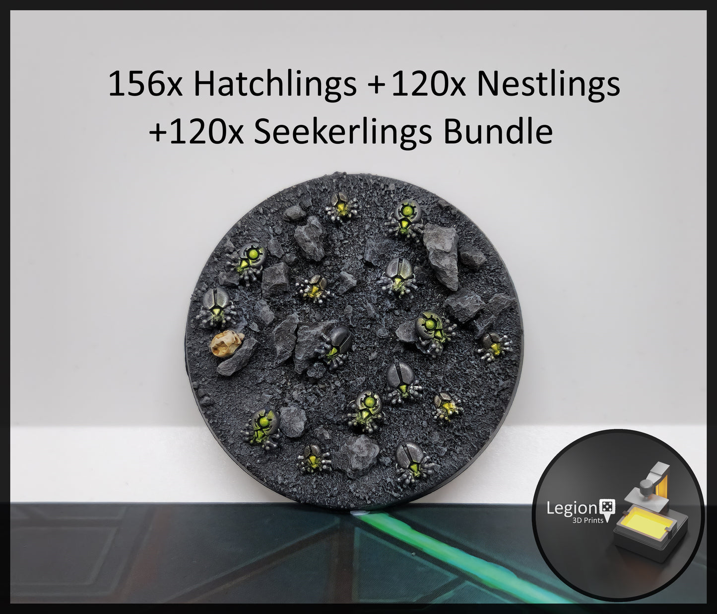 120x Necrotekh Scarab Nestlings Pack - for Wargaming Model Bits