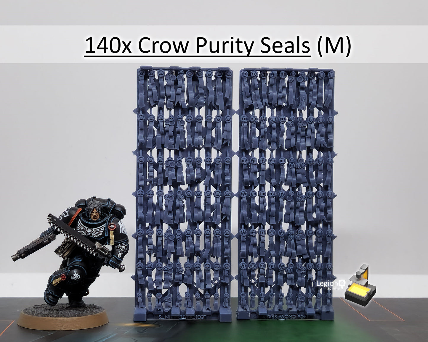 Crow Theme Purity Seals Oaths Papers Scenery Pack - for Wargaming Model Bits 30k Heresy