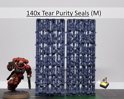 Tear Theme Purity Seals Oaths Papers Scenery Pack - for Wargaming Model Bits 30k Heresy