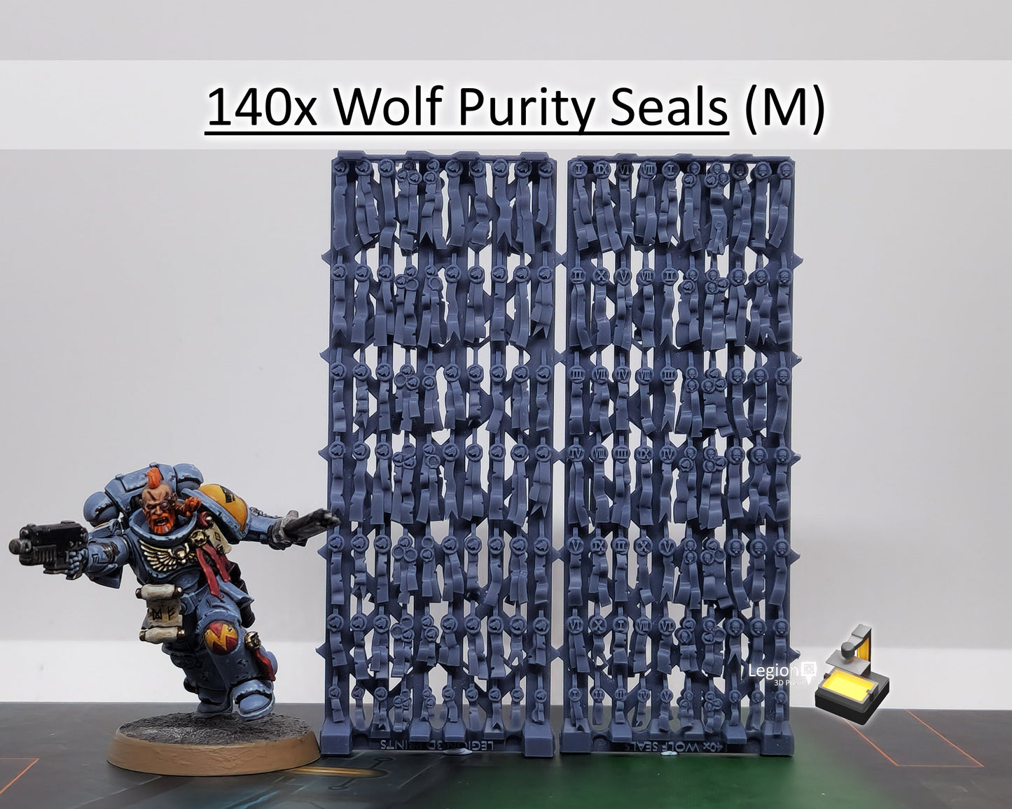 Wolf Theme Purity Seals Oaths Papers Scenery Pack - for Wargaming Model Bits 30k Heresy