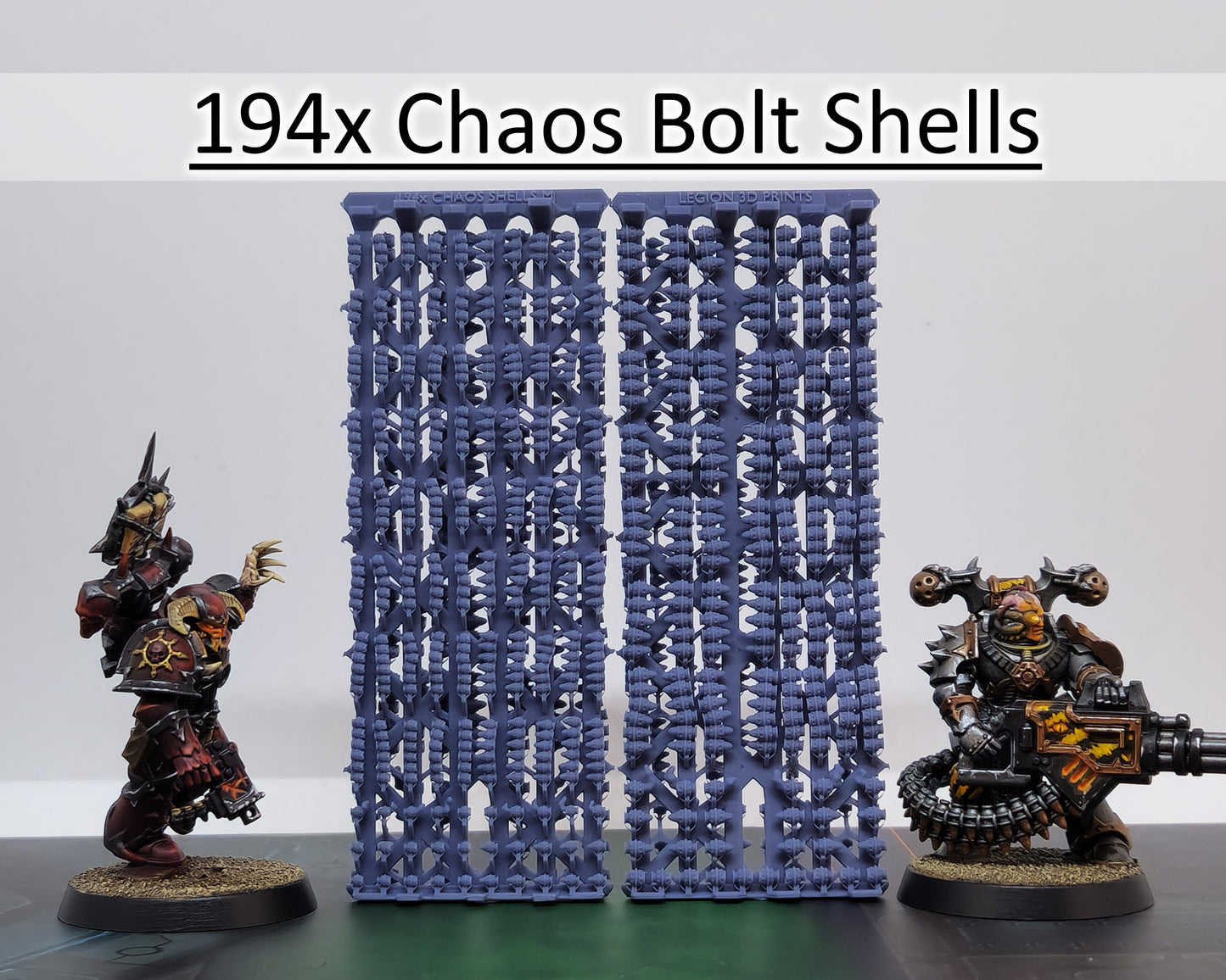 194x Chaos Bolt Shells Scenery Pack - for Bolters Space Marines Basing Wargaming Model Bits 30k Heresy