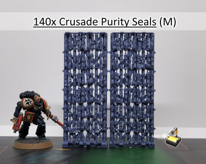 Crusade Theme Purity Seals Oaths Papers Scenery Pack - for Wargaming Model Bits 30k Heresy