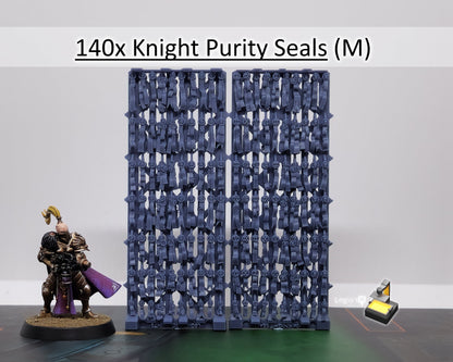 Knight Theme Purity Seals Oaths Papers Scenery Pack - for Wargaming Model Bits 30k Heresy