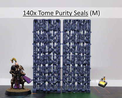 Tome Theme Purity Seals Oaths Papers Scenery Pack - for Wargaming Model Bits 30k Heresy