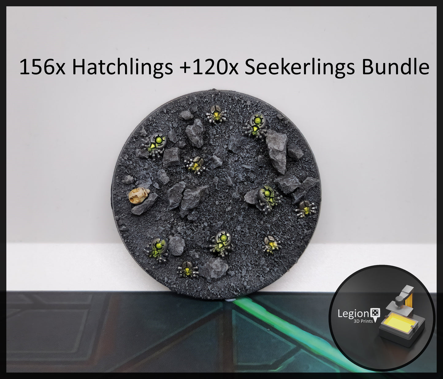 156x Necrotekh Scarab Hatchlings Pack - for Wargaming Model Bits