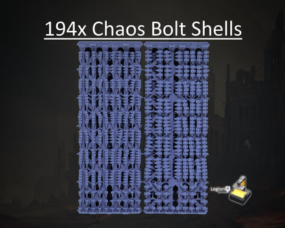 194x Chaos Bolt Shells Scenery Pack - for Bolters Space Marines Basing Wargaming Model Bits 30k Heresy