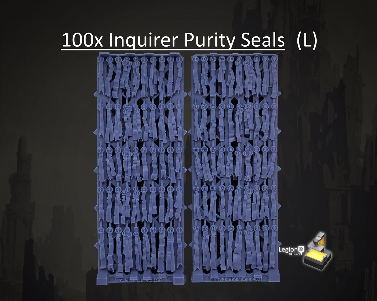 Inquirer Theme Purity Seals Oaths Papers Scenery Pack - for Wargaming Model Bits 30k Heresy