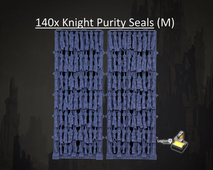 Knight Theme Purity Seals Oaths Papers Scenery Pack - for Wargaming Model Bits 30k Heresy