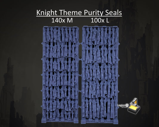 Knight Theme Purity Seals Oaths Papers Scenery Pack - for Wargaming Model Bits 30k Heresy