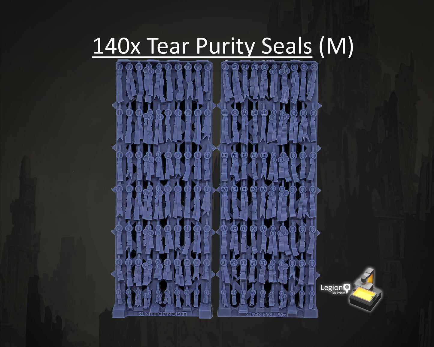 Tear Theme Purity Seals Oaths Papers Scenery Pack - for Wargaming Model Bits 30k Heresy