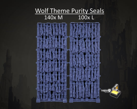 Wolf Theme Purity Seals Oaths Papers Scenery Pack - for Wargaming Model Bits 30k Heresy