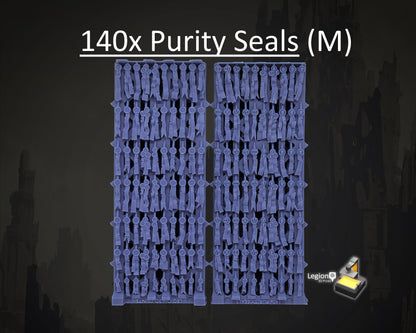 140x Purity Seals Oaths Papers Scenery Pack - for Heavy Infantry Space Marines Vehicles Wargaming Model Bits 30k Heresy