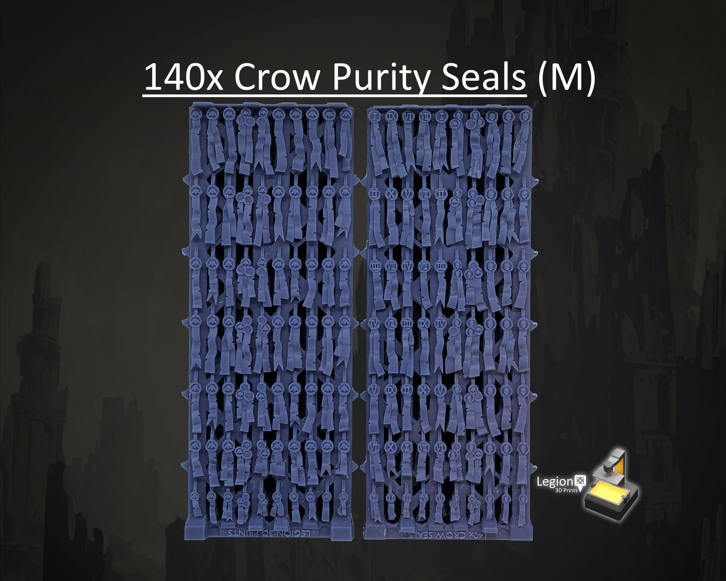 Crow Theme Purity Seals Oaths Papers Scenery Pack - for Wargaming Model Bits 30k Heresy