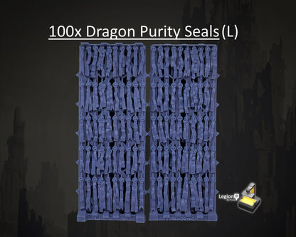 Dragon Theme Purity Seals Oaths Papers Scenery Pack - for Wargaming Model Bits 30k Heresy