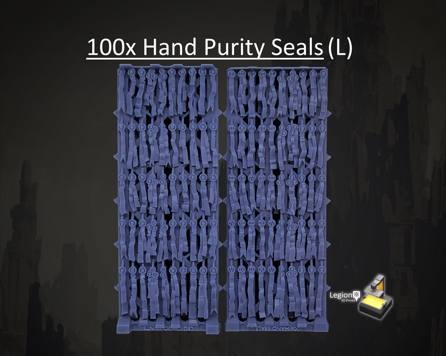 Hand Theme Purity Seals Oaths Papers Scenery Pack - for Wargaming Model Bits 30k Heresy