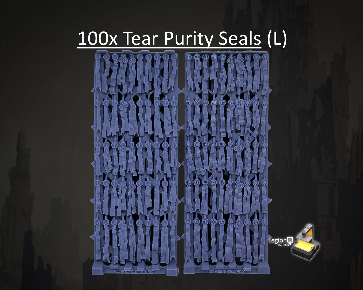 Tear Theme Purity Seals Oaths Papers Scenery Pack - for Wargaming Model Bits 30k Heresy