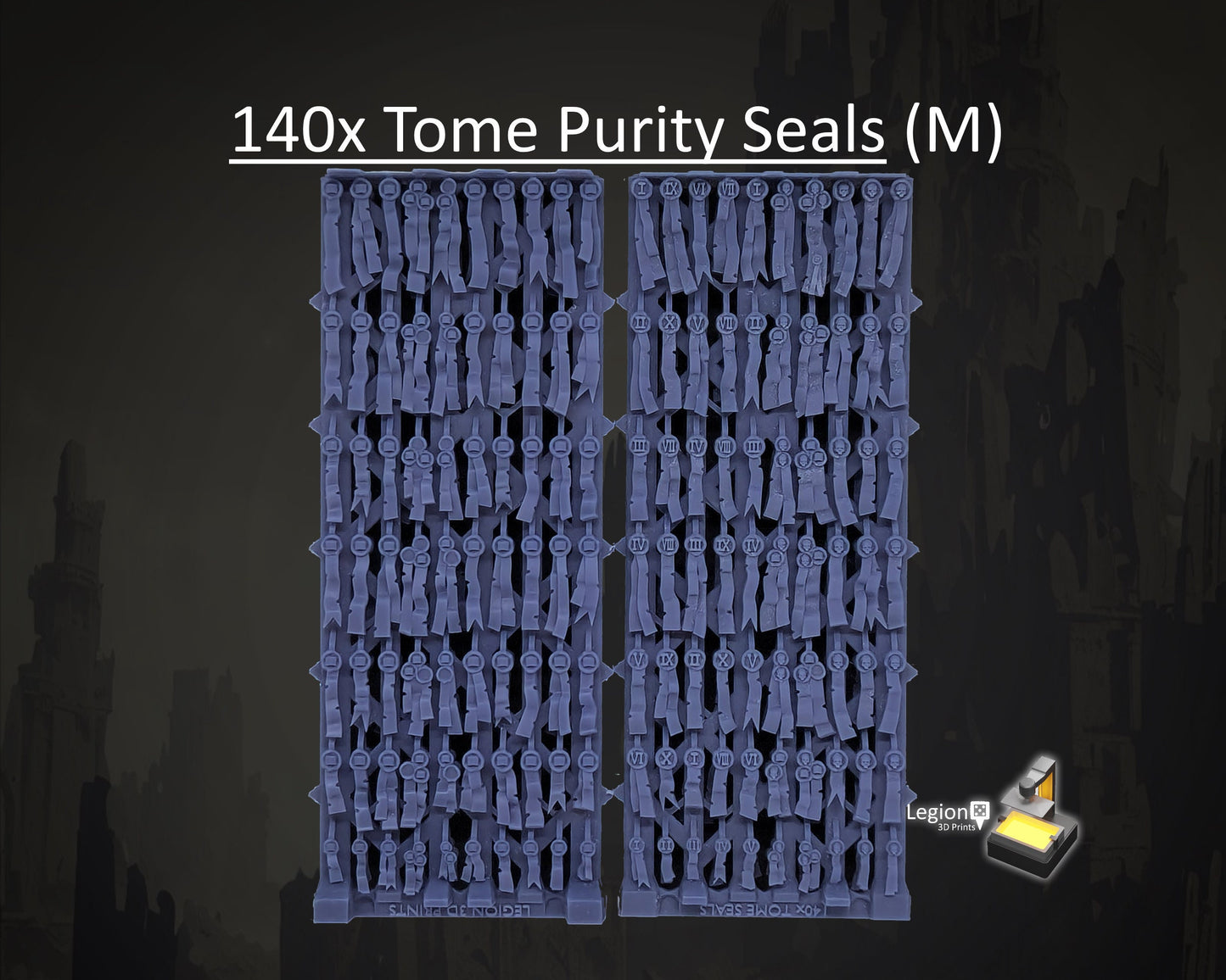 Tome Theme Purity Seals Oaths Papers Scenery Pack - for Wargaming Model Bits 30k Heresy