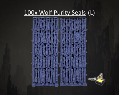 Wolf Theme Purity Seals Oaths Papers Scenery Pack - for Wargaming Model Bits 30k Heresy