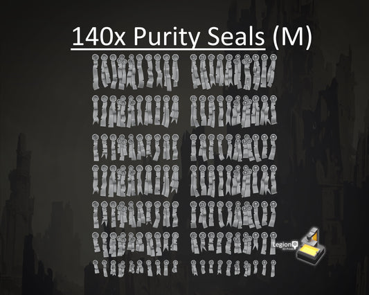 140x Purity Seals Oaths Papers Scenery Pack - for Heavy Infantry Space Marines Vehicles Wargaming Model Bits 30k Heresy