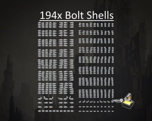 194x Bolt Shells Scenery Pack - for Bolters Space Marines Basing Wargaming Model Bits 30k Heresy