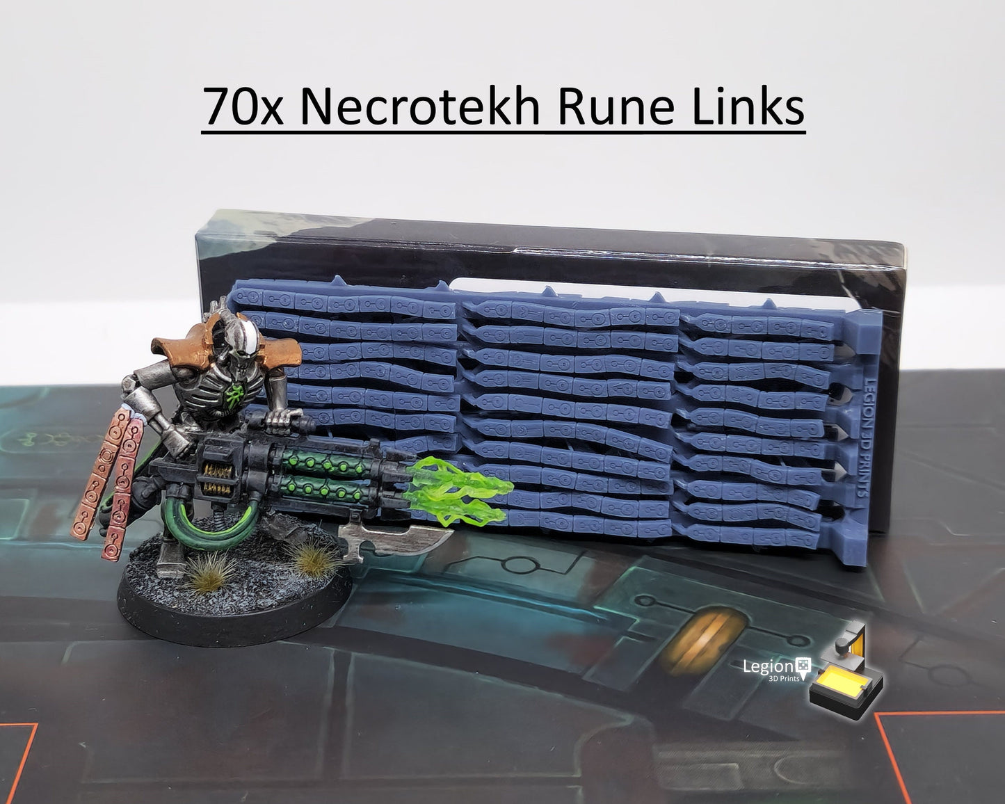 70x Necrotekh Runes Links Scenery Pack - for Wargaming Model Bits