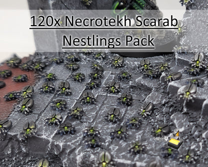 120x Necrotekh Scarab Nestlings Pack - for Wargaming Model Bits