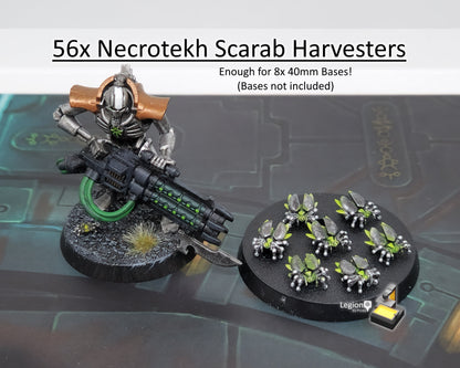 56x Necrotekh Scarab Harvesters Pack - for Wargaming Model Bits