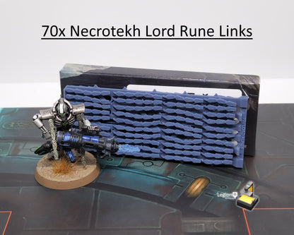 70x Necrotekh Lord Runes Links Scenery Pack - for Wargaming Model Bits