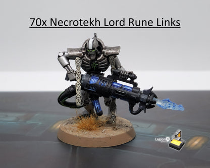 70x Necrotekh Lord Runes Links Scenery Pack - for Wargaming Model Bits