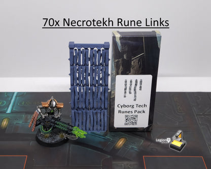 70x Necrotekh Runes Links Scenery Pack - for Wargaming Model Bits