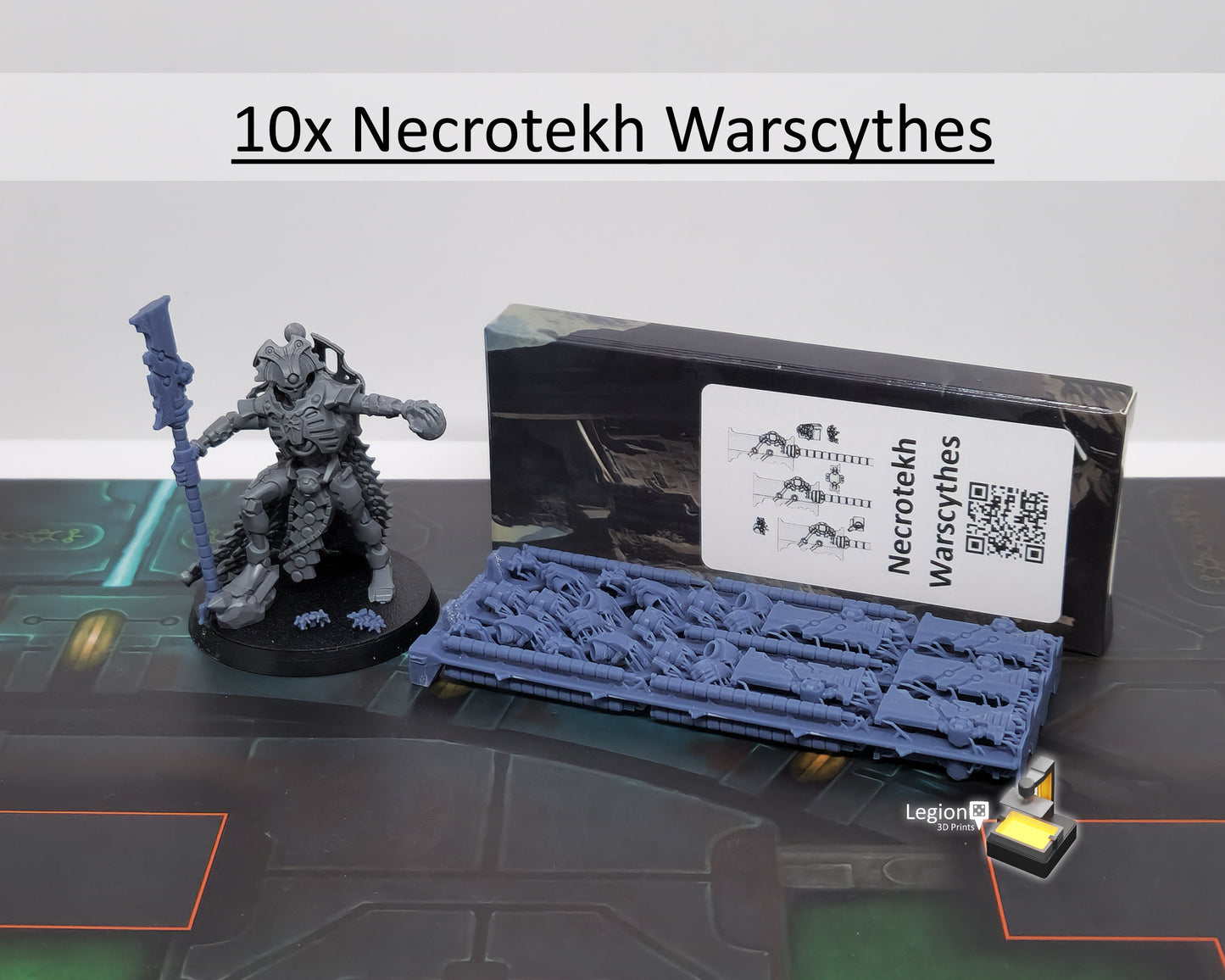 10x Necrotekh Warscythes Bits Pack - for Wargaming